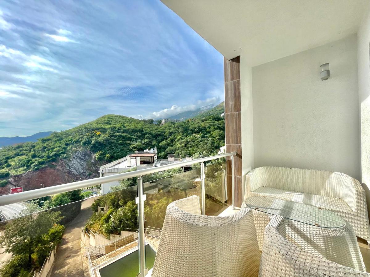 Sea View Apartments Panorama Przno Светі-Стефан Екстер'єр фото